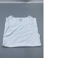 Men's white tank top