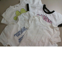 Set of 4 white t-shirts