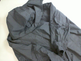 Black windbreaker with a hood