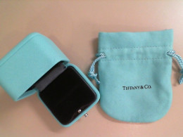 Empty box and Tiffany's cloth bag Empty box and Tiffany's cloth bag