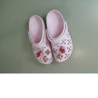Children's pink Crocs