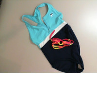 Children's swimming set, one-piece swimsuit and swimming goggles