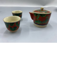 set of 3 Kutani ware