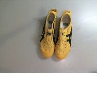 Yellow sneakers for a teenager