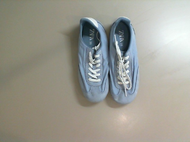 Light blue sneakers for a teenager, suede Light blue sneakers for a teenager, suede