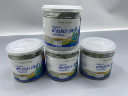  set of 4 pieces Thailand brand MoonFarms, blue spirulina powder for making a drink , a dietary supplement with spirulina powder, 50 g.