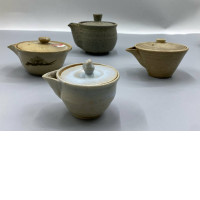 set of 4 Hagiyaki Teapot