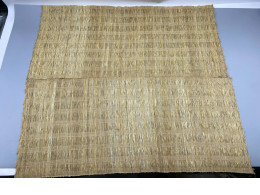 set of 2 Woven wooden mat set of 2 Woven wooden mat