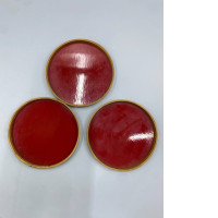 set of 3 Wooden sake cup