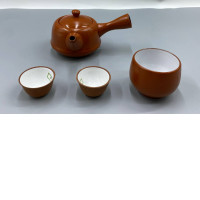 set of 4 Japanese teapot