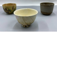 set of 3 Hagiyaki bowl