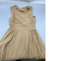 Light brown sleeveless dress for women. Light brown sleeveless dress for women.