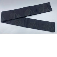 Black obi sash for kimono.