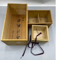 set of 3 Empty wooden box