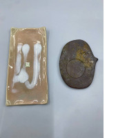 set of 2 Japanese style serving platter