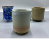 set of 3 Hagiyaki tea set