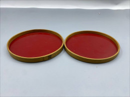 set of 2 Small wooden plate set of 2 Small wooden plate