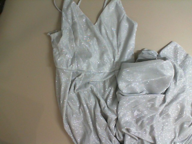 Gray dress, open, long Gray dress, open, long