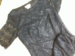 Lace dress black
