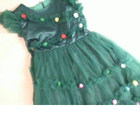 Children's green festive dress