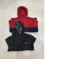 set of two lightweight hooded jackets