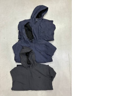 set of three sports jackets with hoods