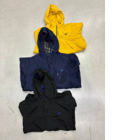 set of three hooded sports jackets