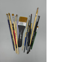 Set of 18 watercolor paint brush