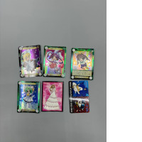 Set of 6 Cartoon-themed game cards 