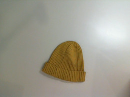 Yellow knitted hat