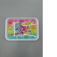 This HeartCatch PreCure! plastic serving tray features illustrations of the main characters from the series. 