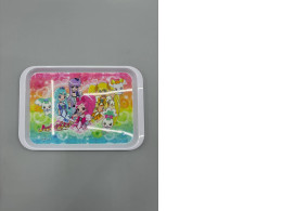 This HeartCatch PreCure! plastic serving tray features illustrations of the main characters from the series. 