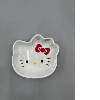  Hello Kitty face-shaped melamine bowl, often produced by brands like Superware. 