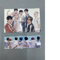 Set of 2  promotional postcards or photos of the K-pop group NCT Dream.