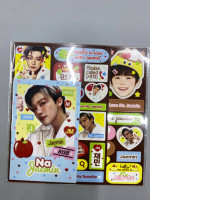  stickers featuring Na Jaemin from the K-pop group NCT Dream. 