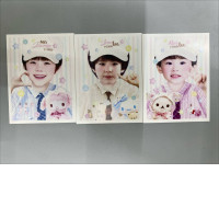 Set of 3 Postcard featuring a childhood photo of the band G-Dragon.