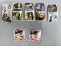 Set of 7 Korean internet idol stickers