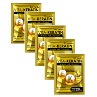 Set of 5 Vita Keratin Salon Daily Treatment Deep Repair 20 ml. Set of 5 Vita Keratin Salon Daily Treatment Deep Repair 20 ml.