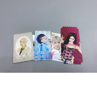 set of 4  postcard