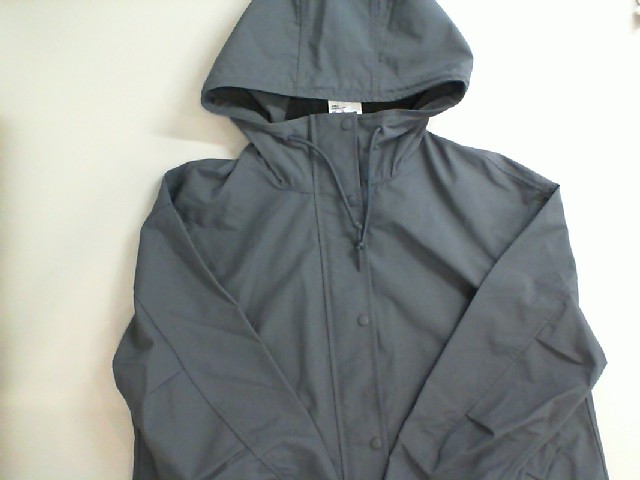 Gray zipped jacket with a hood Gray zipped jacket with a hood