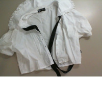 White women's shirt with ties White women's shirt with ties