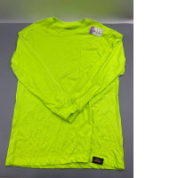 Fluorescent green long-sleeved T-shirt
