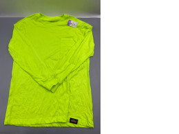 Fluorescent green long-sleeved T-shirt Fluorescent green long-sleeved T-shirt