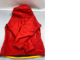 Red waterproof jacket