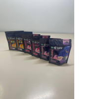 a set of six sleep gummy candies