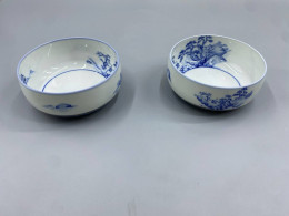 set of 2 Blue and white porcelain tea set set of 2 Blue and white porcelain tea set