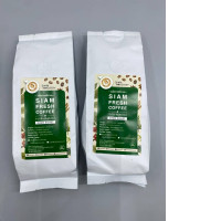 set of 2 Roasted coffee beans under the Siam Fresh Coffee brand.