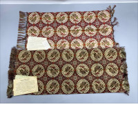 set of 2 Antique woven fabric from the Tatsumura Textile brand. set of 2 Antique woven fabric from the Tatsumura Textile brand.