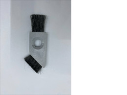 Electric shaver cleaning brush