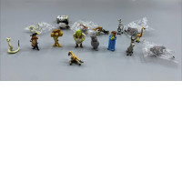 set of 16 Miniature collectible figures